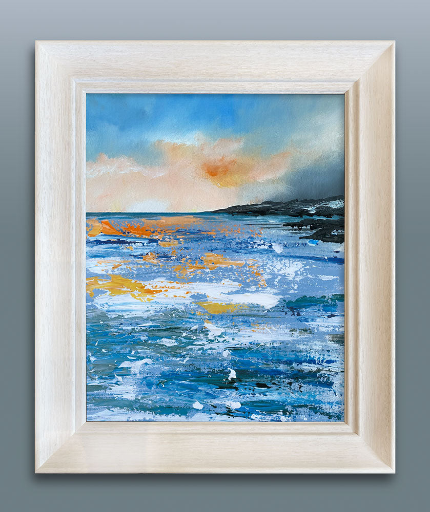 Peachy Grey Skies by Jill Jones FRSA