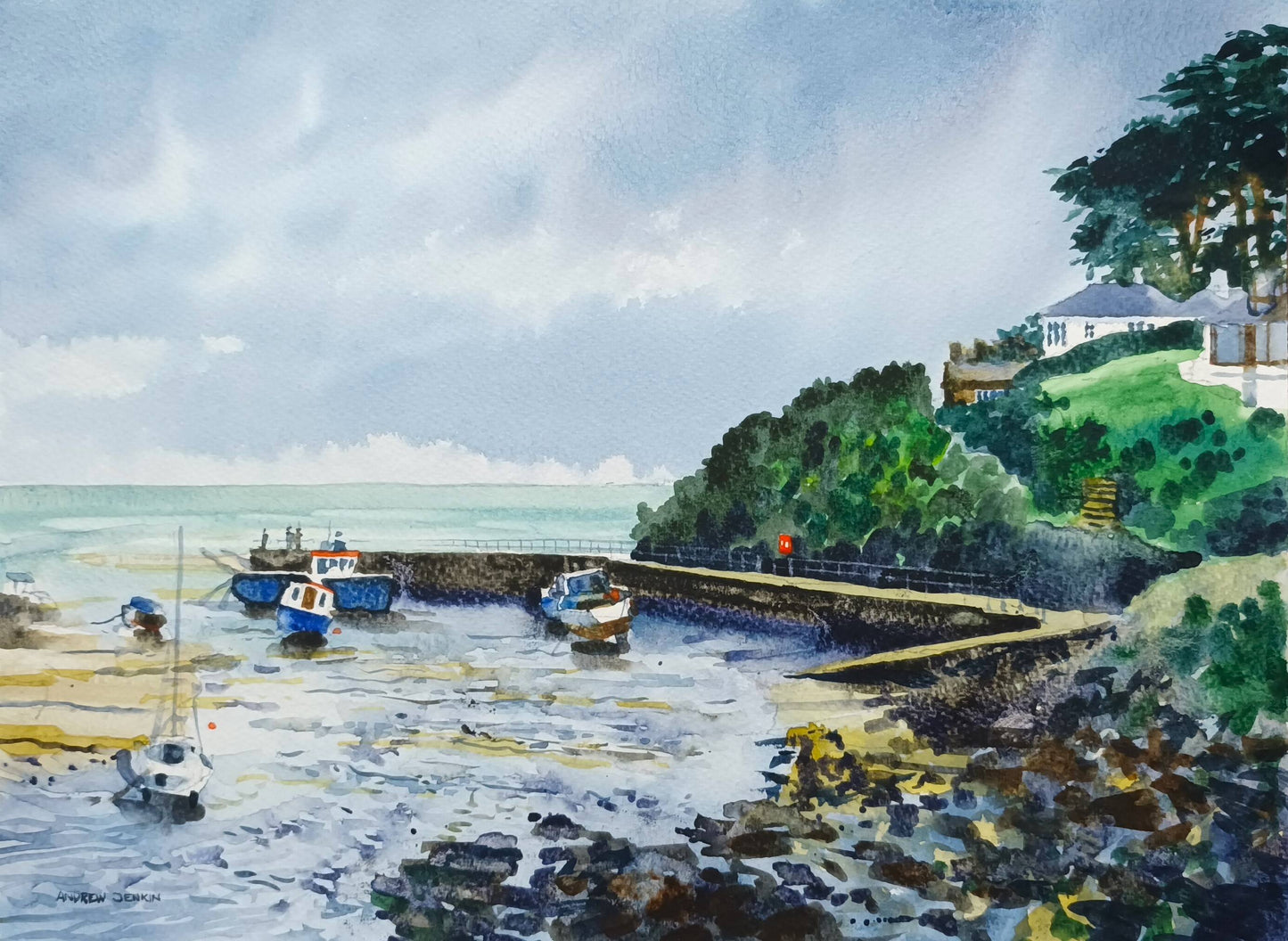 Abersoch Harbour, Llyn Peninsula by Andrew Jenkin