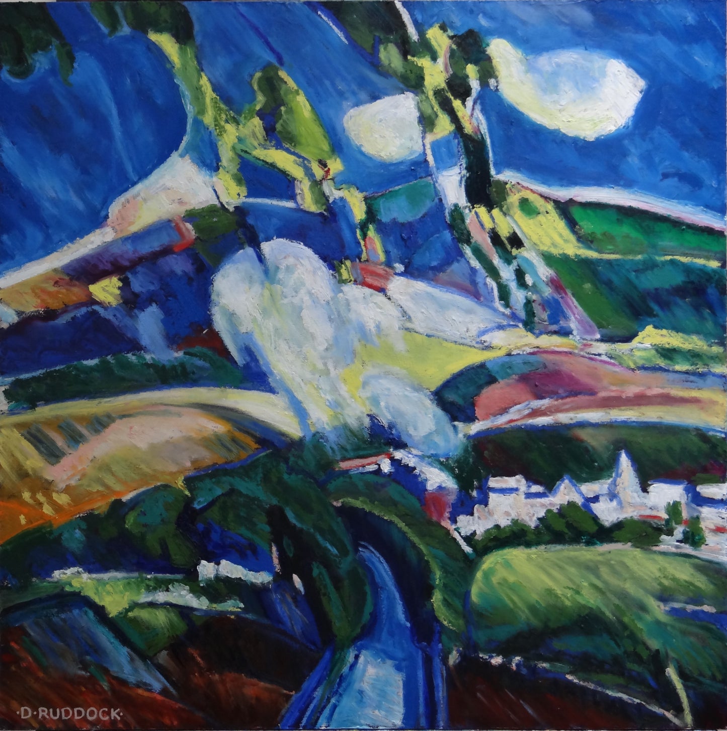 A Puff of Smoke, Milngavie (after J. D. Ferguson) by Dermod Ruddock