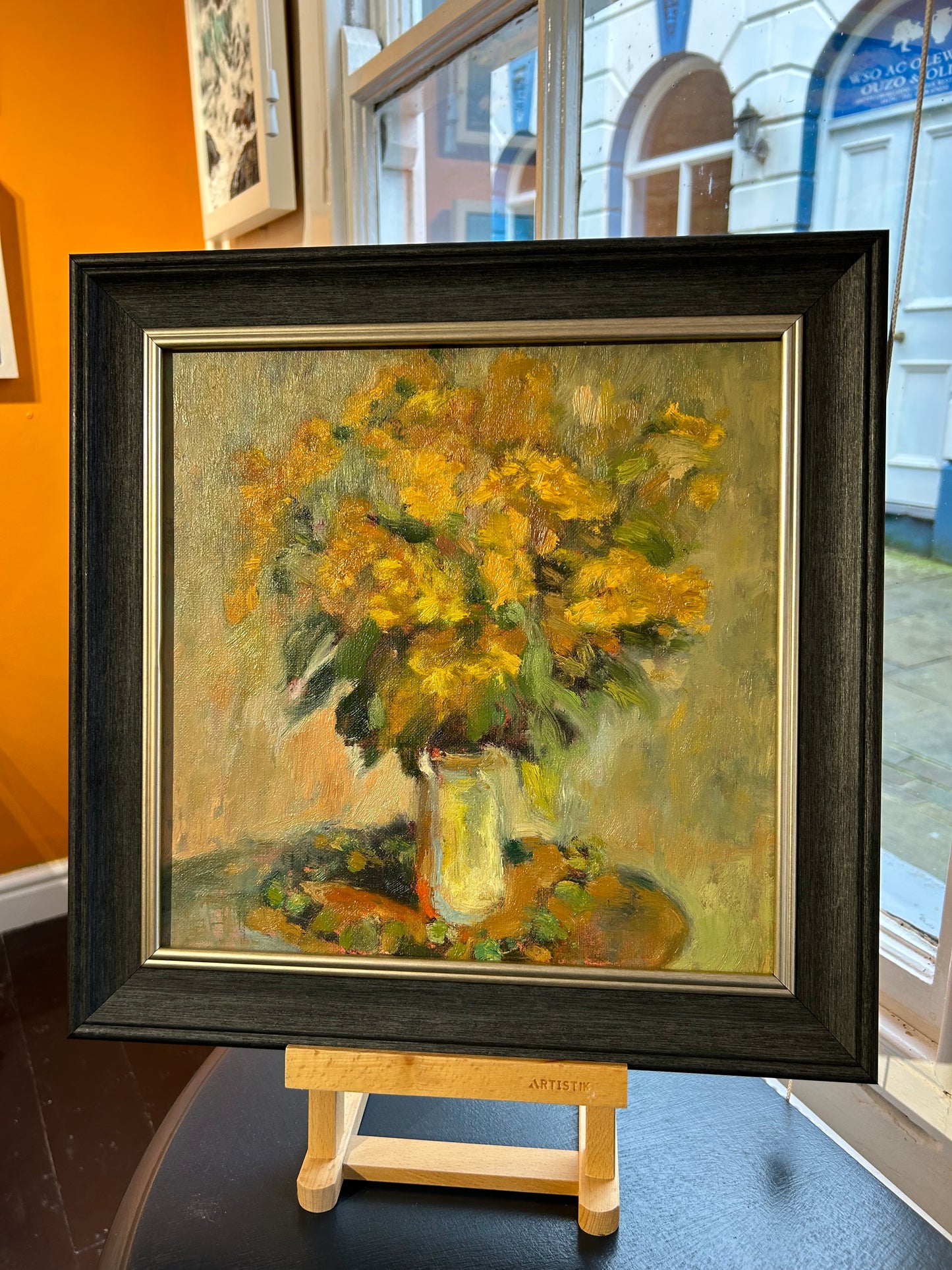 Jerusalem Artichoke flowers (after Monet) by Lloyd Novelle Jones