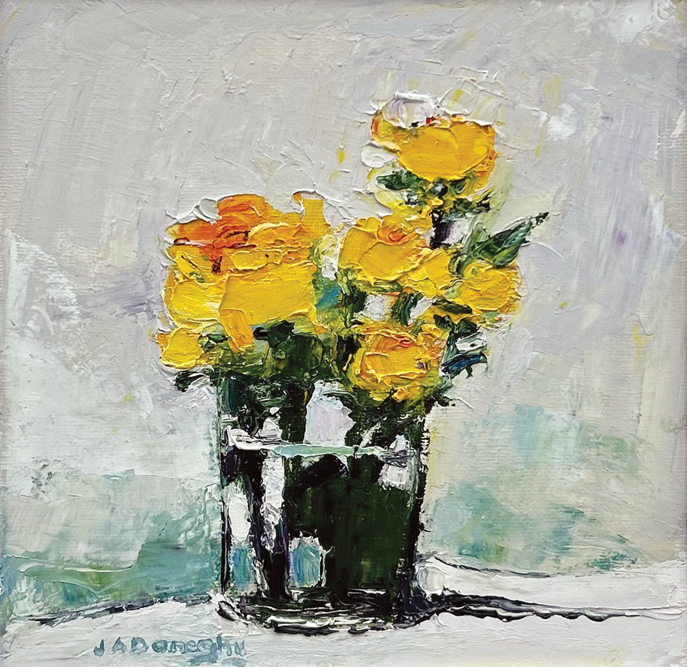 Yellow Roses by Judith Donaghy