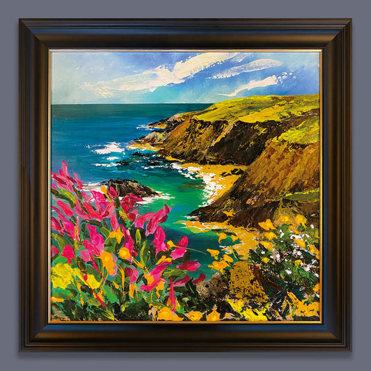 Cliff Path Pinks by Jill Jones FRSA