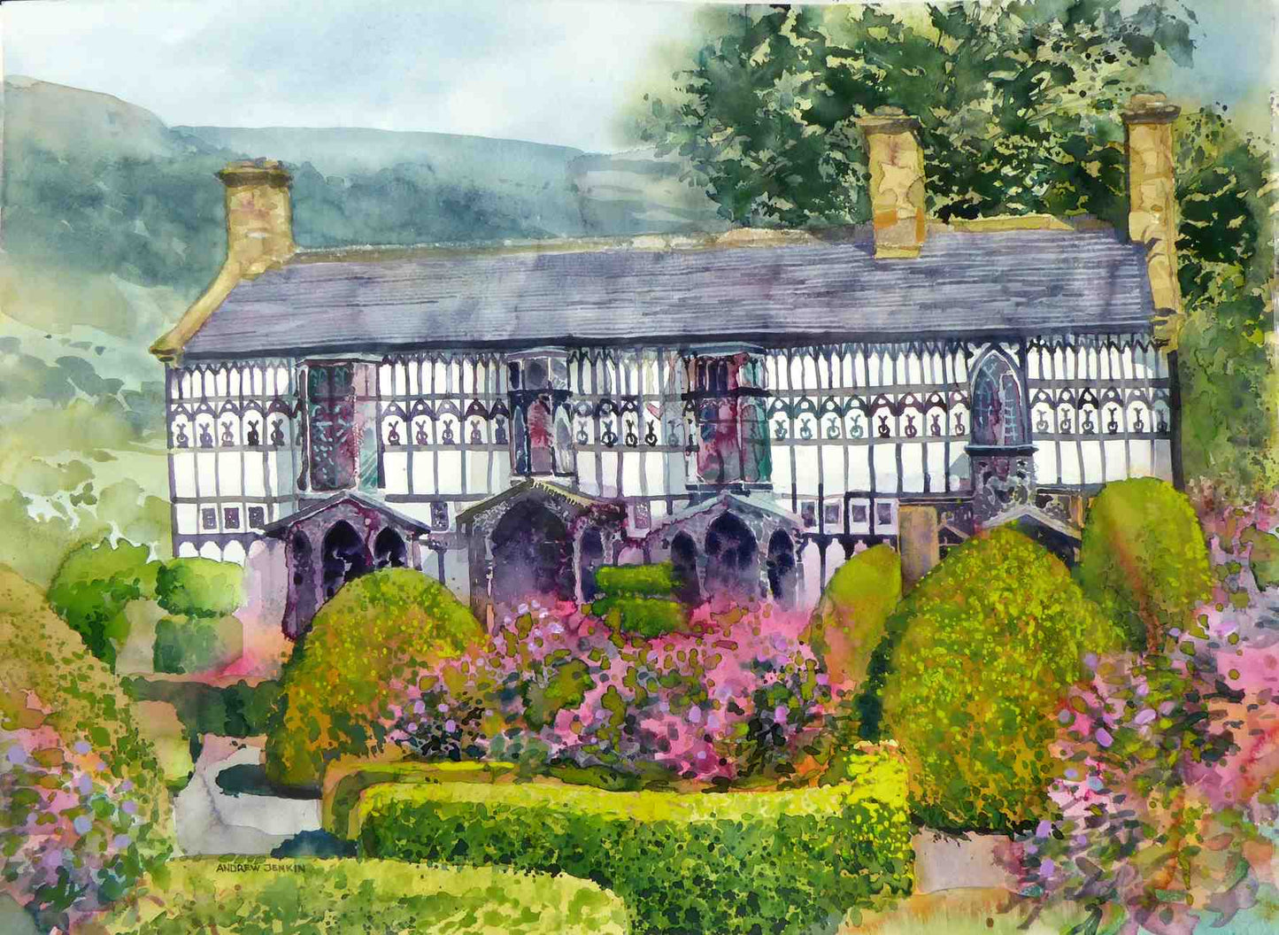 Plas Newydd Llangollen by Andrew Jenkin