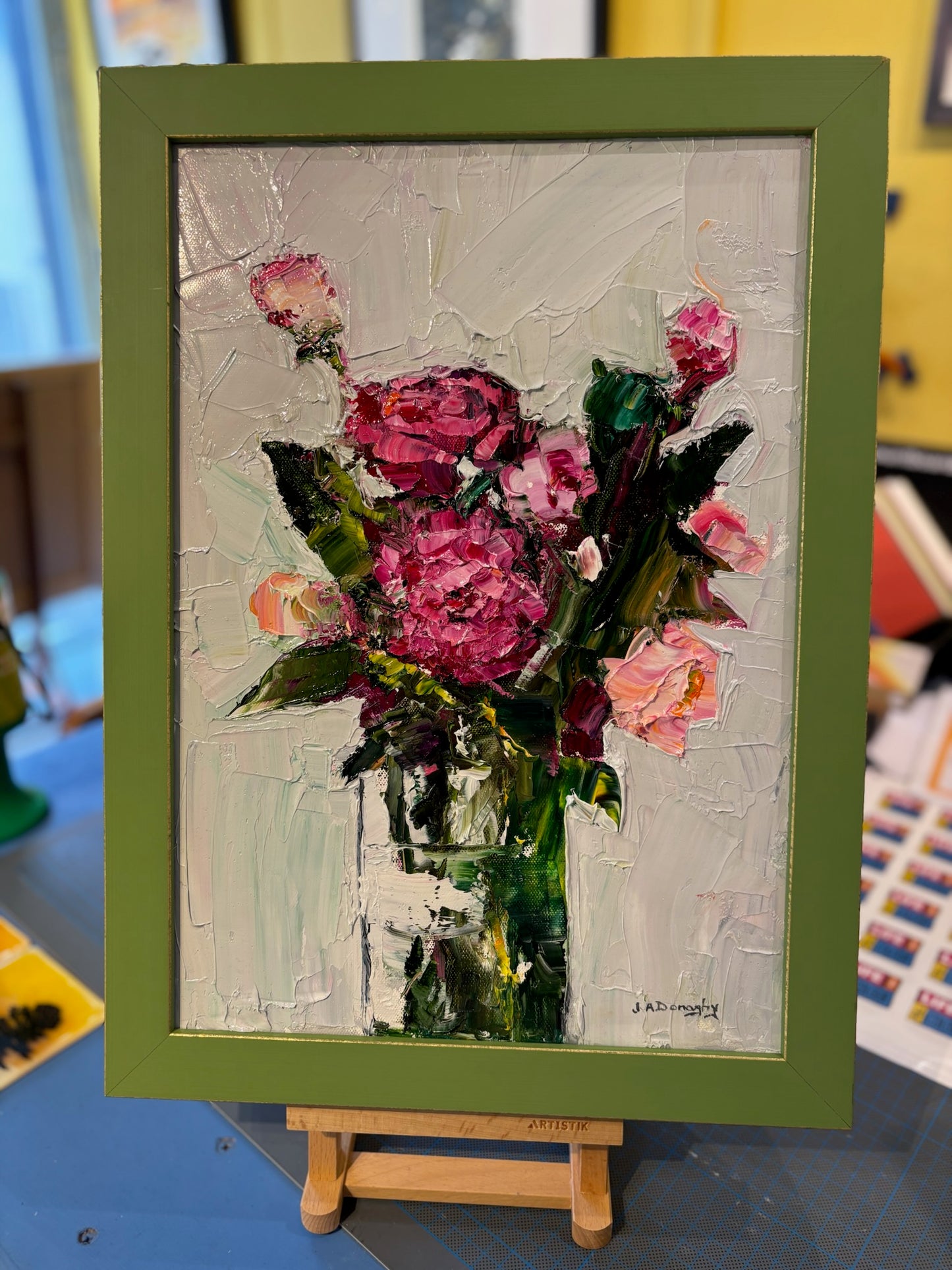 Still Life with Roses by Judith Donaghy