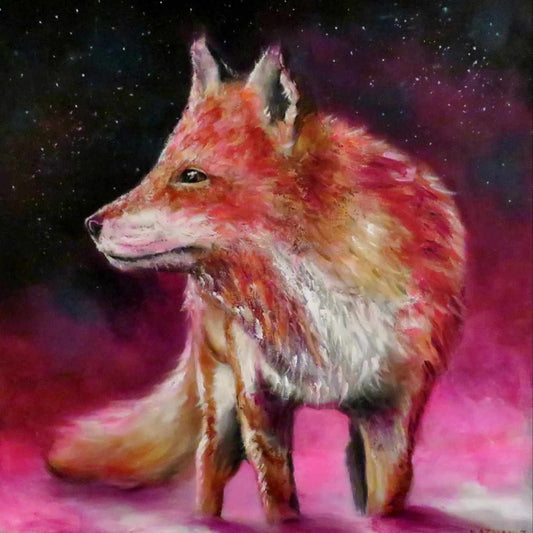 Under the stars, the Fox stands still by Nathan Jones