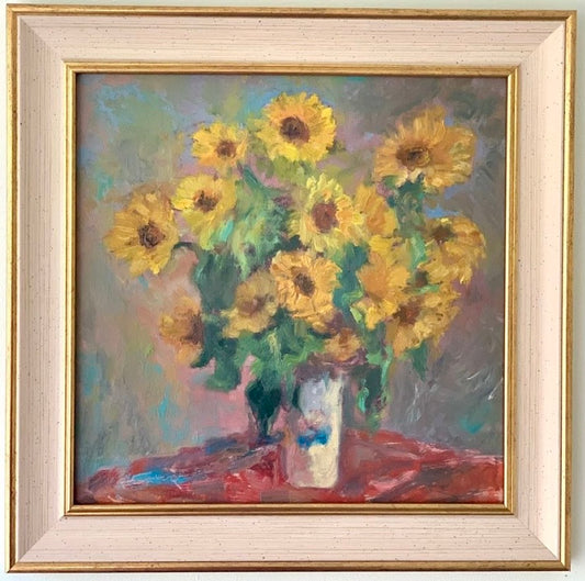 Sunflower Bouquet (after Monet) by Lloyd Novelle Jones