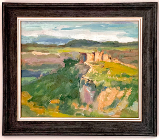 Castell Carreg Cennen Castle by Lloyd Novelle Jones