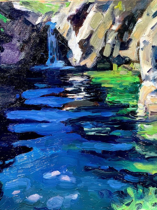 Waterfall Isle of Skye by Lloyd Novelle-Jones